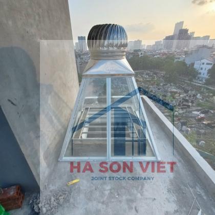 Tum kính lắp quả cầu giếng trời - Giải pháp cho ngôi nhà của bạn