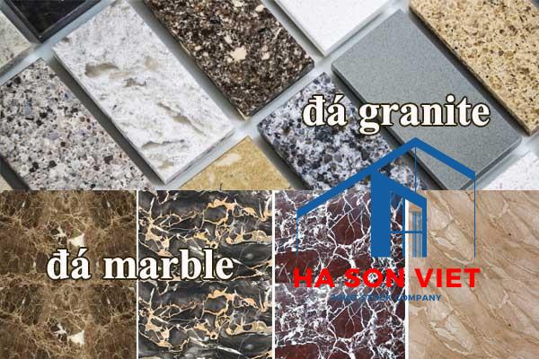 Đá tự nhiên granite và đá marble