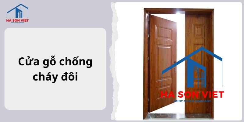 Hình ảnh cửa chống cháy đôi ở nhà ở