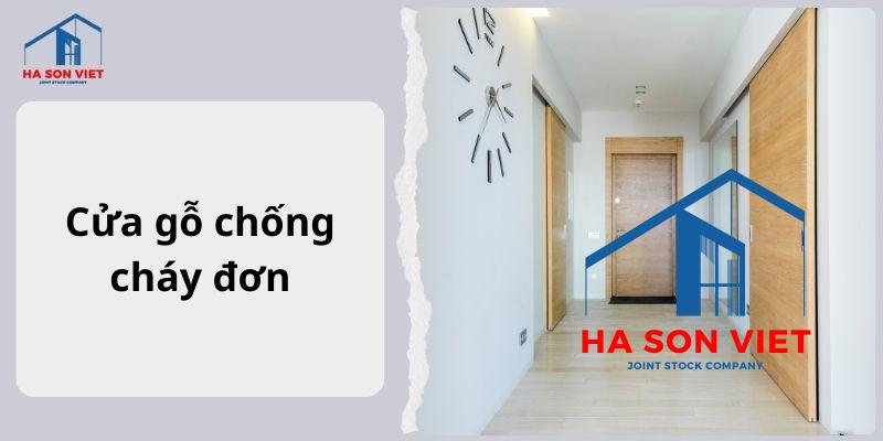 Hình ảnh cửa chống cháy đơn