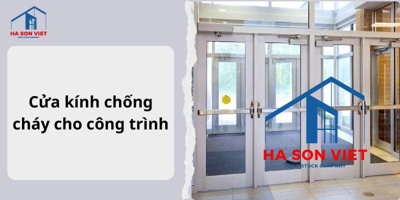 Hình ảnh cửa kính chống cháy