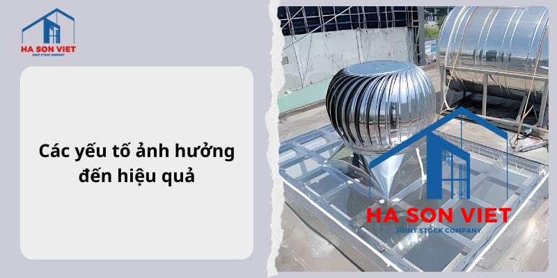 Các yếu tố ảnh hưởng đến hiệu quả