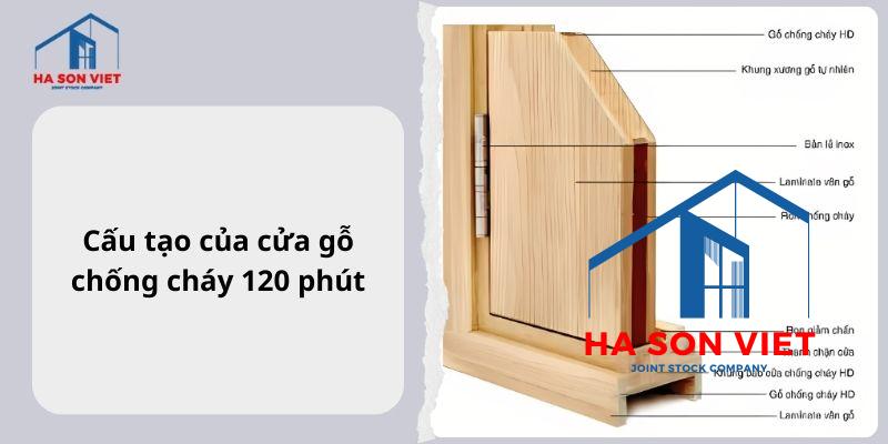 Cấu tạo của cửa gỗ chống cháy 120 phút