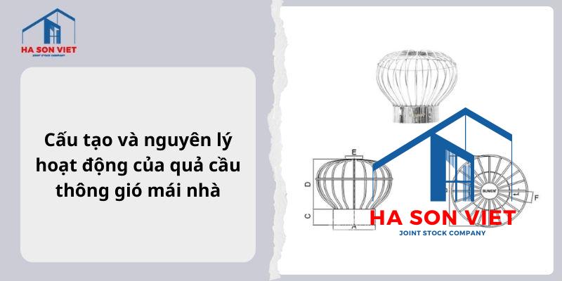 Cấu tạo và nguyên lý hoạt động của quả cầu thông gió mái nhà