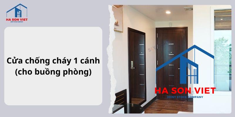 Cửa chống cháy 1 cánh (cho buồng ngủ)