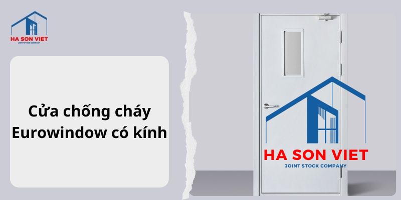 Cửa chống cháy Eurowindow kính