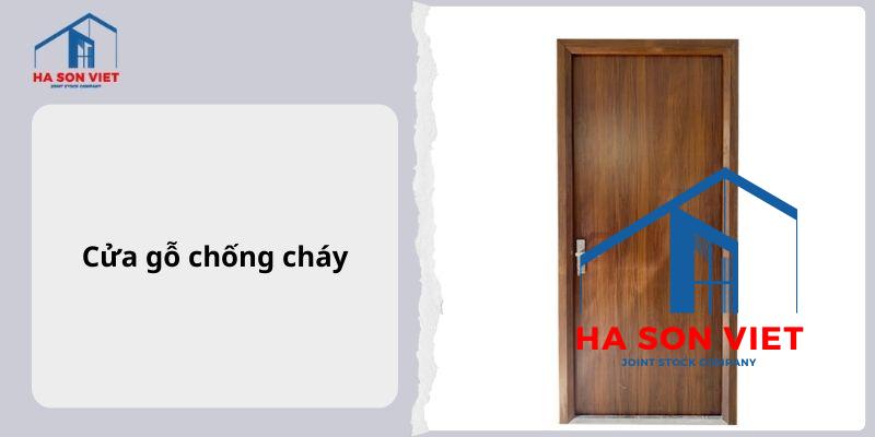 Cửa gỗ chống cháy