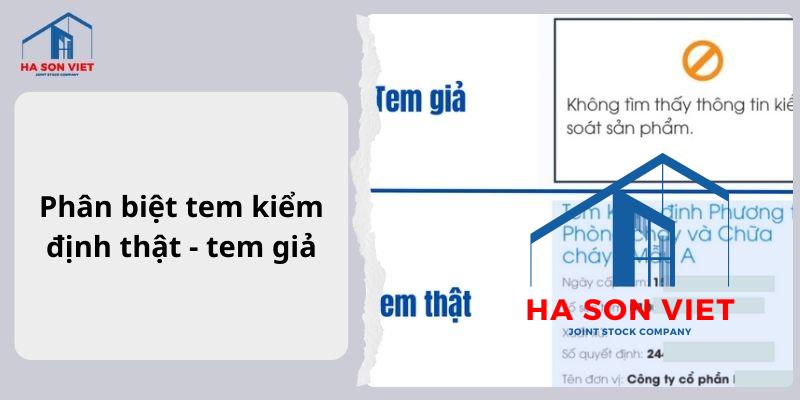 Phân biệt tem thật - giả