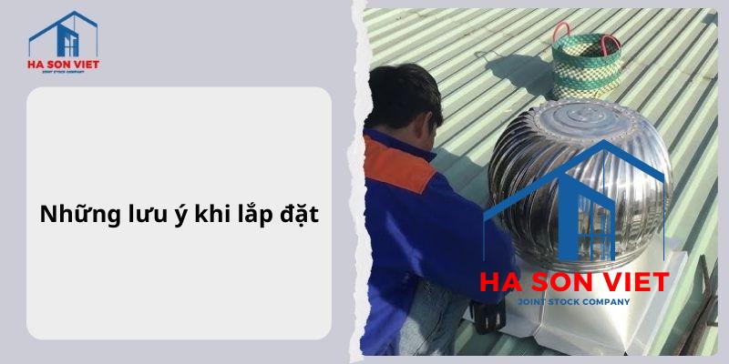 Những lưu ý khi lắp đặt