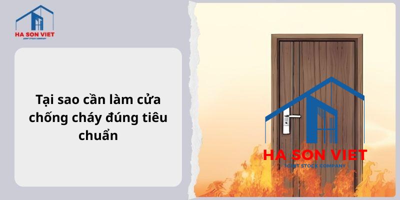 Tại sao cần làm cửa chống cháy đúng tiêu chuẩn