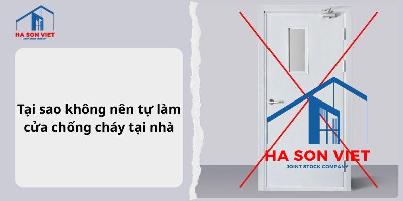 Tại sao không nên làm cửa chống cháy tại nhà