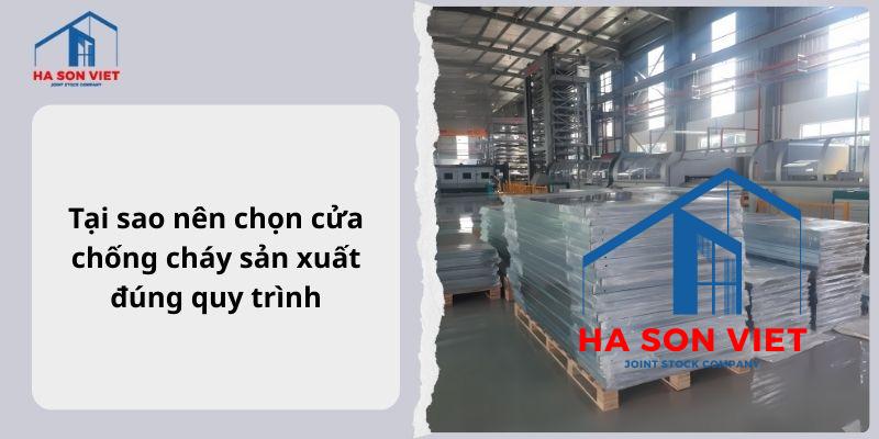 Tại sao nên chọn cửa chống cháy sản xuất đúng quy trình