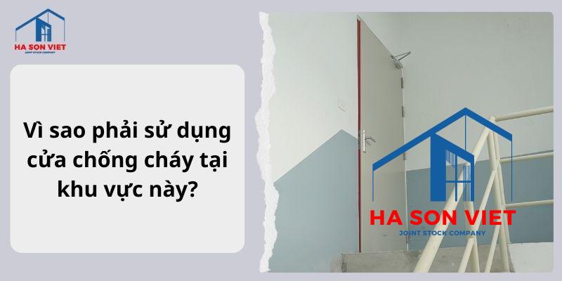 Tầm quan trọng của cửa chống cháy thang bộ
