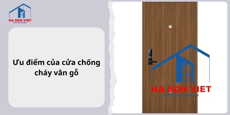 Ưu điểm của cửa chống cháy vân gỗ